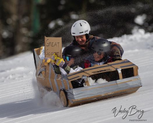 Back to the Future at the Cardboard Derby. Photo credit Wesley Berg