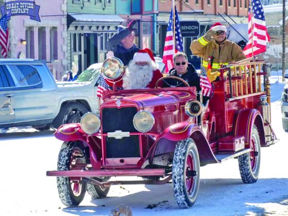 SVFD brings Santa to town every year on Christmas Eve. Photo credit Ray Dileo