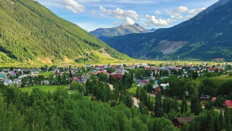 A very green Silverton summer. Photo Credit Silverton Area Chamber of Commerce