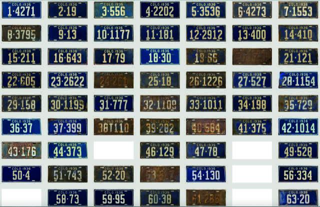 History of Colorado License Plates