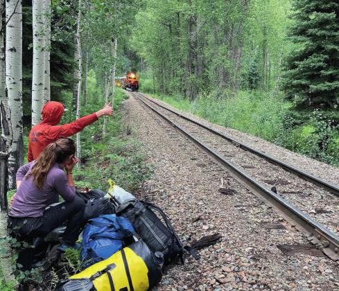 SAR teams catch a ride from the DSNGRR out of the field Photo credit - Silverton Medical Rescue